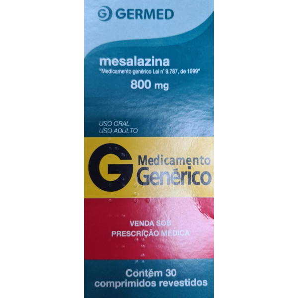 Mesalazina 800mg - 30 Comprimidos